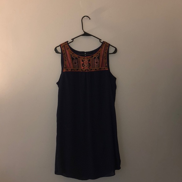 Navy blue tank-top dress! Beautiful color! - Picture 1 of 3